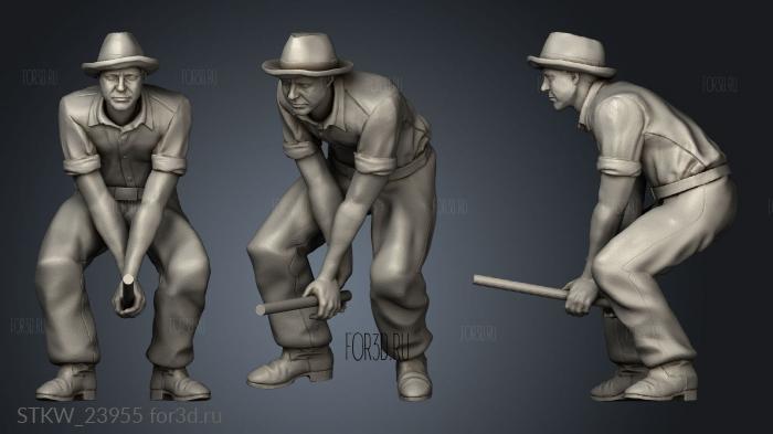 Workers 3d stl модель для ЧПУ