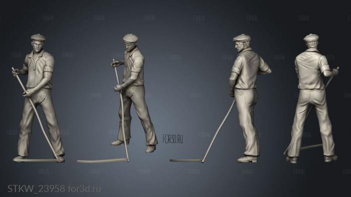 Workers stl model for CNC