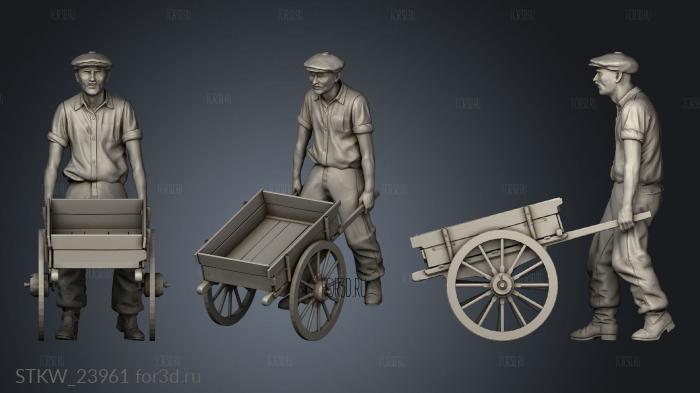 Workers 3d stl модель для ЧПУ