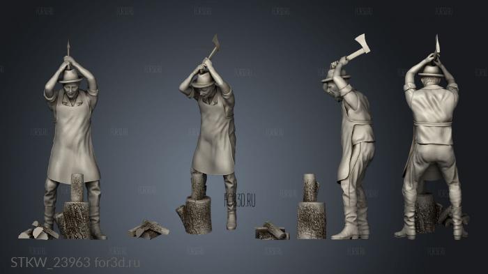 Workers 3d stl модель для ЧПУ