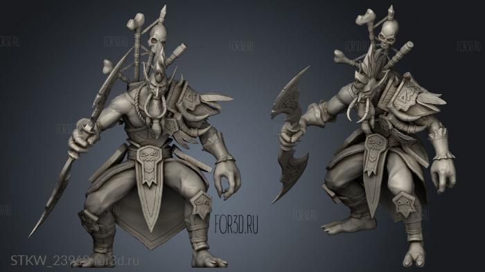 world of warcraft wow voljin all 3d stl модель для ЧПУ