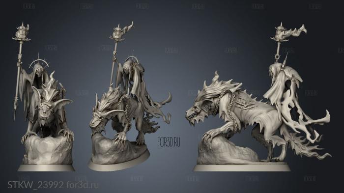 Wraith Mane Reapers Figure stl model for CNC