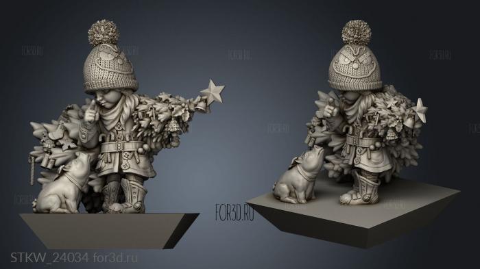 Xmasbs the Adventurers Adventurer Lulu 3d stl модель для ЧПУ