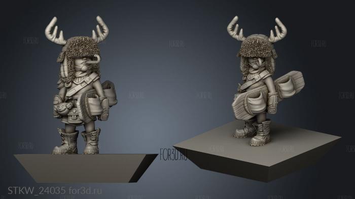 Xmasbs the Adventurers Adventurer Lulu stl model for CNC