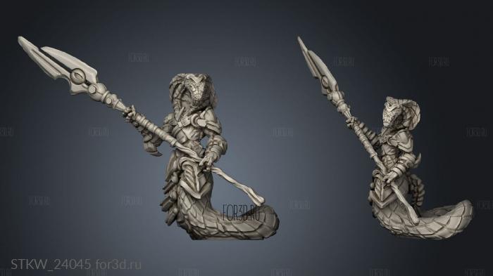 Ya Ti Yuan Abomination Spear Spear Snake stl model for CNC