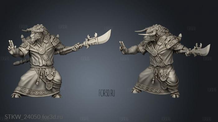 Yak Folk stl model for CNC