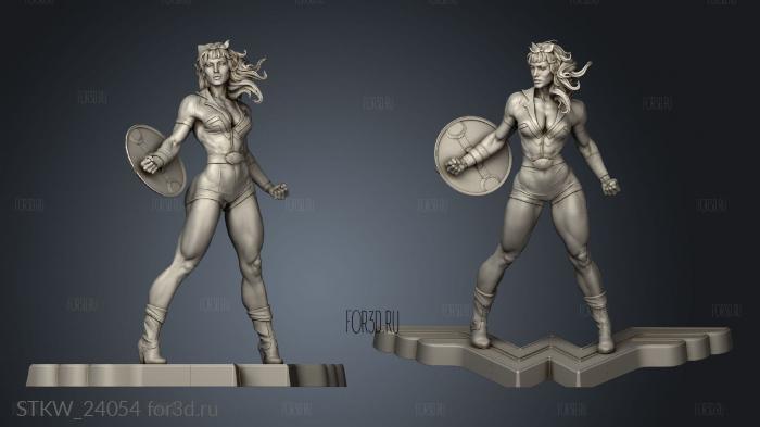 Yan Wonder Woman Belt stl model for CNC