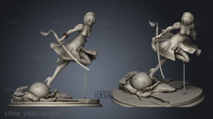 Torha Nier Automata bio 3d stl модель для ЧПУ