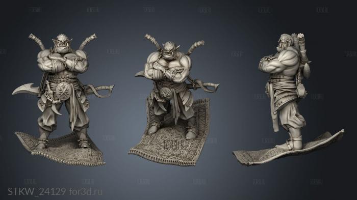 Zaahid The Djinn Great Big Face Brute on stl model for CNC