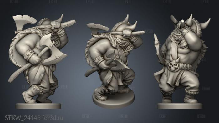 zanovo barbarian stl model for CNC