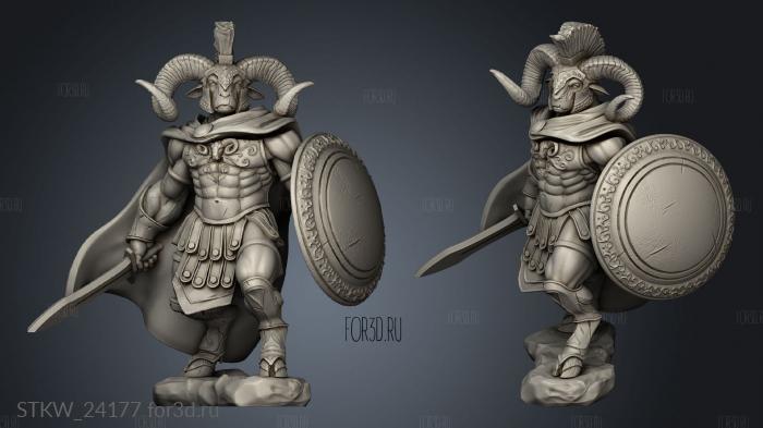 Zodiac War Aries 3d stl модель для ЧПУ