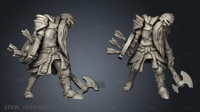 Zombie Soldier stl model for CNC