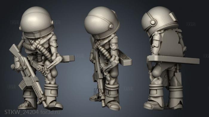 Zombie Space Dead 3d stl модель для ЧПУ