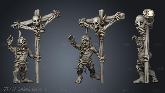 zombies banner 3d stl модель для ЧПУ