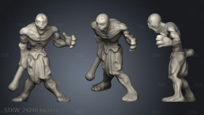 Zombies Morinda stl model for CNC