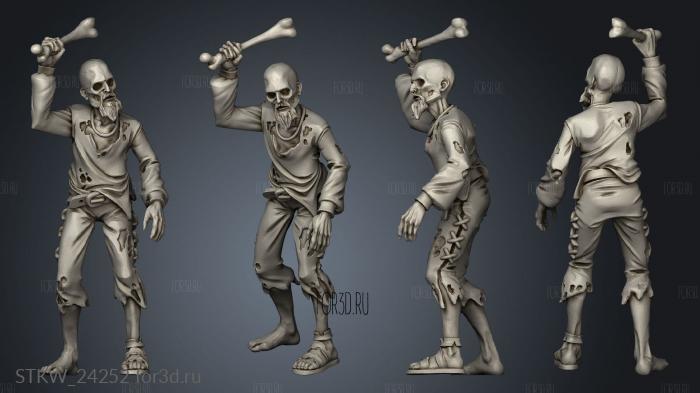 Zombies Zombie stl model for CNC