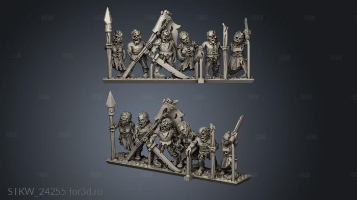 zombies zombies stl model for CNC