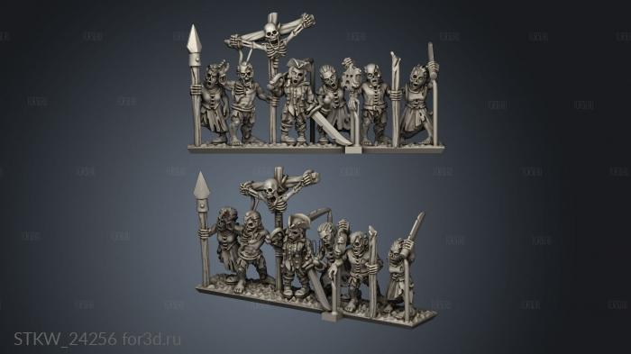 zombies zombies stl model for CNC