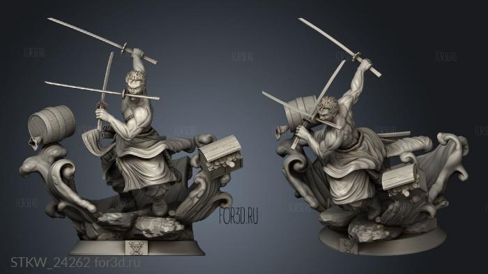 zoro 3d stl модель для ЧПУ