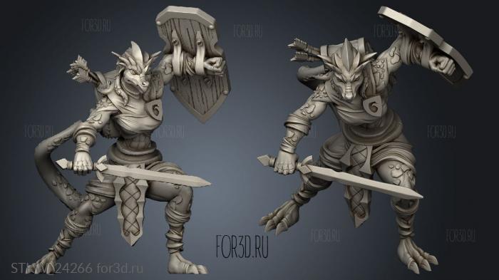 Zorseth The Fighter stl model for CNC