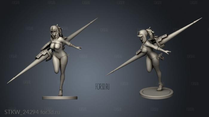 yan Reos Mysterious Heroine stl model for CNC