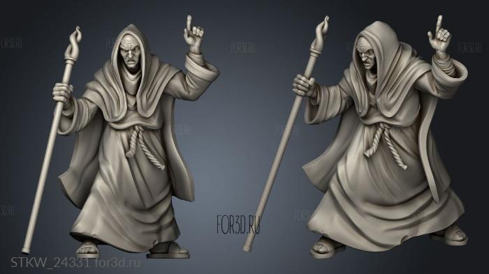 Abbey Monks Monk Jorge stl model for CNC