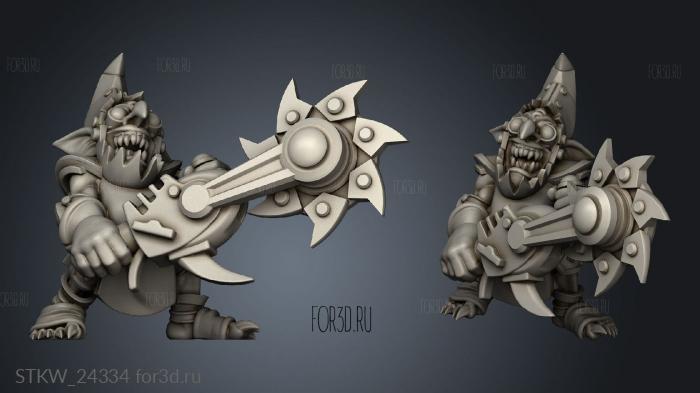 night goblin chainsaw 3d stl модель для ЧПУ