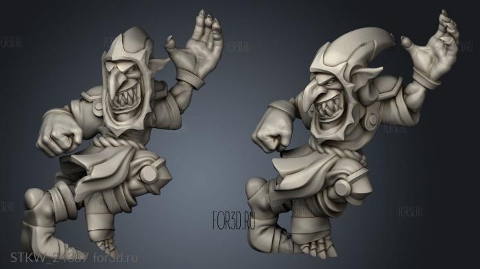 night goblin lineman 3d stl модель для ЧПУ