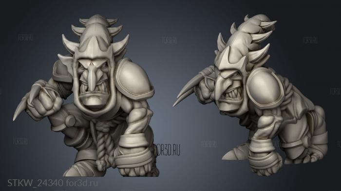 night goblin lineman 3d stl модель для ЧПУ