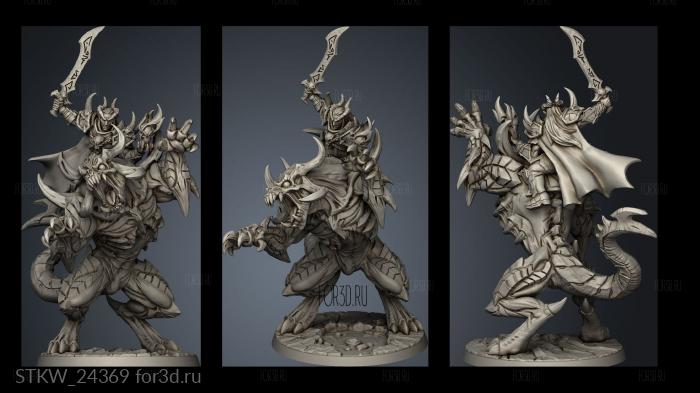 Abyss Demons Ilgamos on Oorzaak Casting Skull Spell stl model for CNC