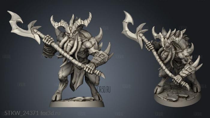 Abyss Demons Modular Guardians Guardian stl model for CNC