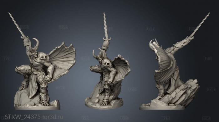 Abyssal Prince stl model for CNC