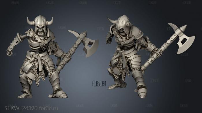 Skeletons Champion 3d stl модель для ЧПУ