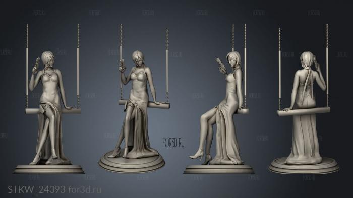 Ada Wong stl model for CNC