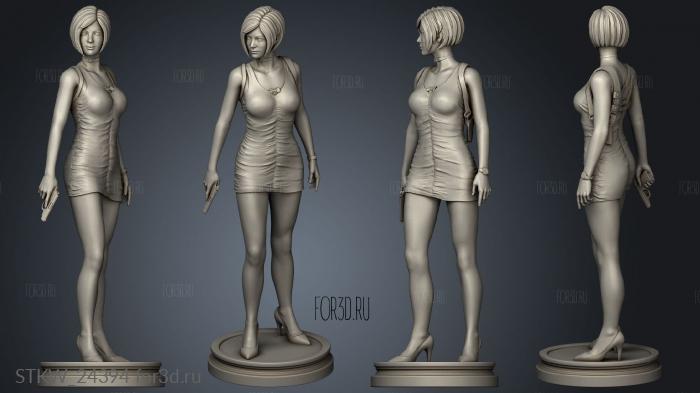 ADA Wong DRESS stl model for CNC