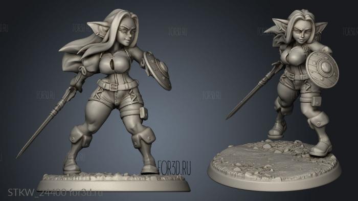 Additional Adventurers Angy stl model for CNC