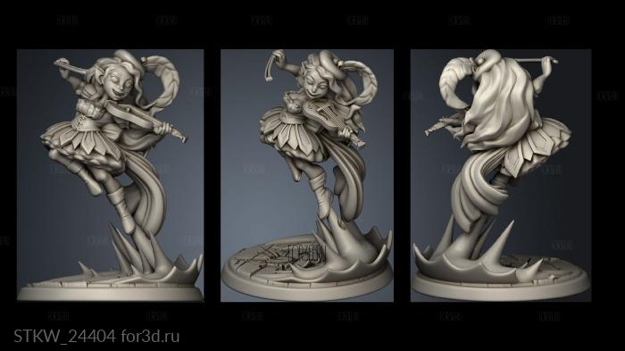 Additional Adventurers Mya The Bard stl model for CNC