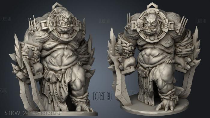 Kin Folk Ogre 3d stl модель для ЧПУ