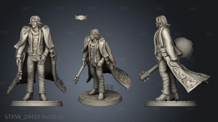 Adrian The Itherian Bard stl model for CNC