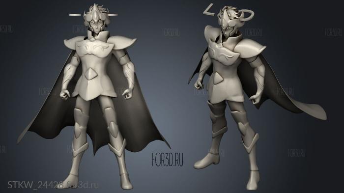 adura dorada leo richard carreno aioria saint seiya 3d stl модель для ЧПУ