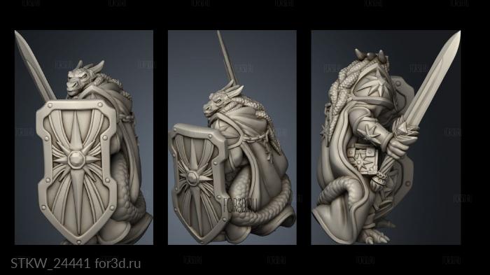 ADVENT DRAGON Paladin stl model for CNC