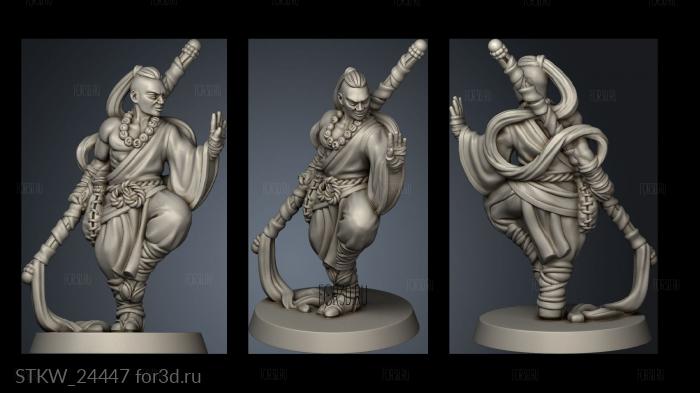 ADVENT MONK MAN stl model for CNC