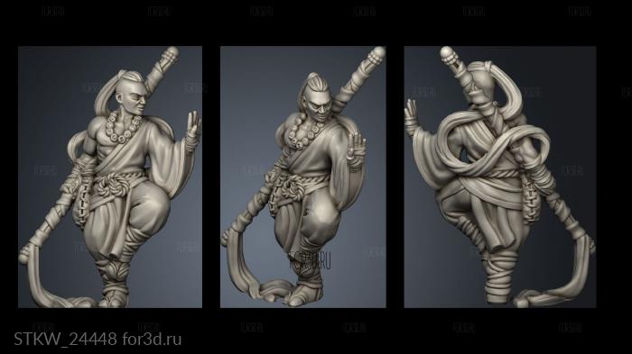 ADVENT MONK MAN BASE stl model for CNC