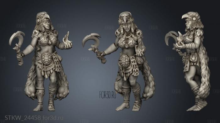 Adventurers druid stl model for CNC