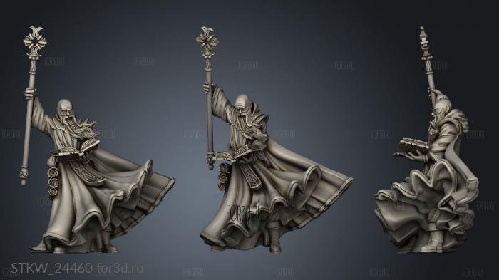 Adventurers mage stl model for CNC