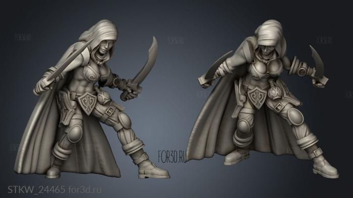 Adventurers thief stl model for CNC