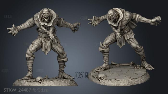 Awakened Ghoul Ghouls stl model for CNC