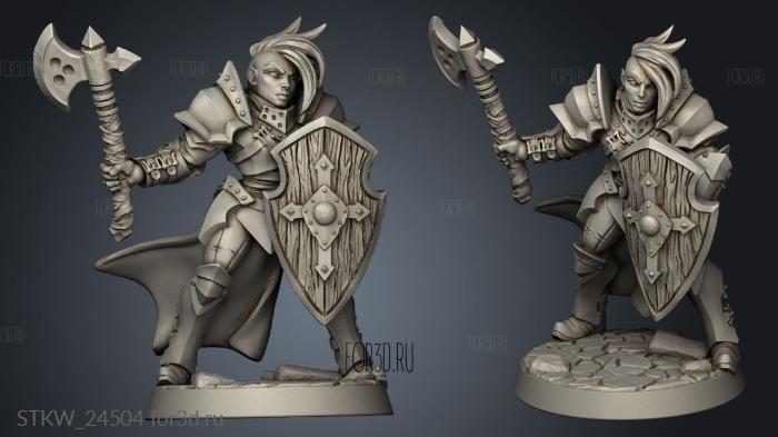 Fighters Guild Axe stl model for CNC