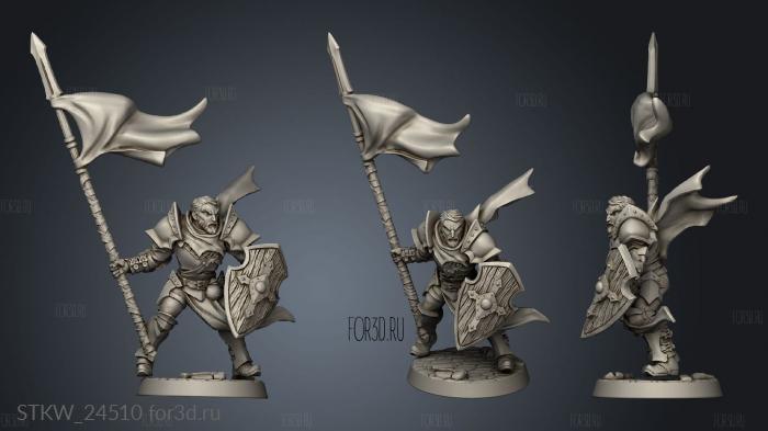 Fighters Guild Shield Grip stl model for CNC