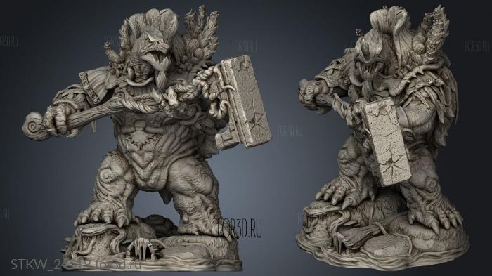 Grief Harvest Coven Ru Kabak stl model for CNC